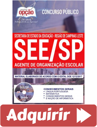 Apostila Processo Seletivo See Regional Campinas Leste Sp