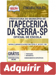 Apostila De Estudo Concurso P Blico Prefeitura De Itapecerica Da Serra