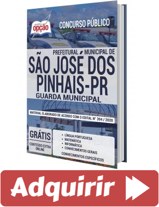 Apostila Concurso Público da Prefeitura de São José dos Pinhais PR