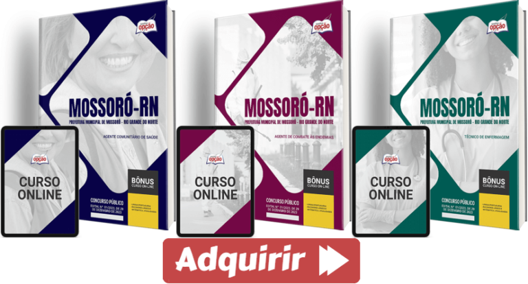 Apostilas Concurso Prefeitura Mossoró RN 2024 Diversos Cargos