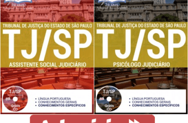 Apostilas Concurso Público TJ / SP – 2017, cargos: Psicólogo Judiciário e Assistente Social Judiciário