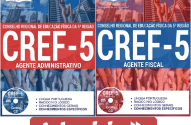 Apostilas Concurso CREF 5ª Região (Ceará) – 2017, Agente Fiscal e Agente Administrativo
