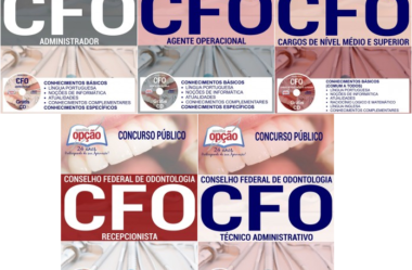 Apostilas Concurso Conselho Federal de Odontologia – CFO / Brasília-DF / 2017, Diversos Empregos