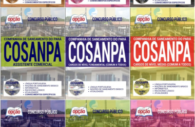 Apostilas Concurso Público COSANPA – 2017, cargos: Comum a Diversos Empregos