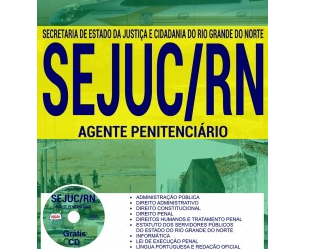 Apostila de Estudo para o cargo de Agente Penitenciário do Concurso da SEJUC / RN – 2017