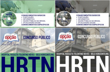 Apostilas Concurso HRTN / MG – 2017, Diversos Cargos