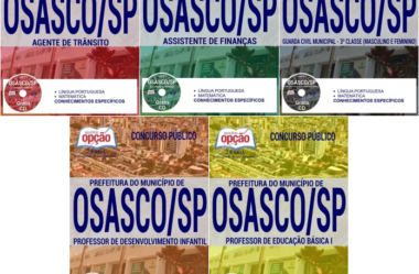 Apostilas Concurso Prefeitura Municipal de Osasco / SP – 2017, Comum Vários Cargos