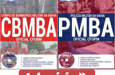 Apostilas Concurso para Admissão ao Curso de Formação de Oficiais PM e Oficiais BM / BA – 2017