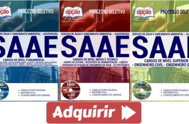 Apostilas Comuns Todos os Empregos do Processo Seletivo do SAAE de Juazeiro / BA – 2017