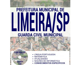 Apostila Guarda Civil Municipal do Concurso da Prefeitura de Limeira / SP – 2017