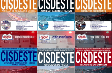 Apostilas Vários Empregos do Concurso Público do CISDESTE / MG – 2017