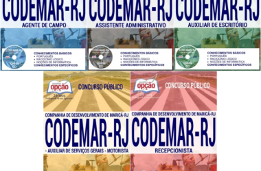 Apostilas Concurso CODEMAR / RJ – 2017, Comum a Vários Empregos