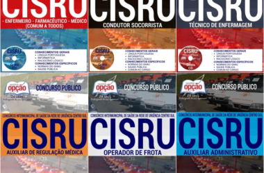 Apostilas Diversos Cargos do Concurso Público do CISRU / MG – 2017