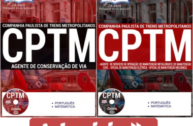 Apostilas Diversos Empregos do Concurso Público da CPTM / SP – 2017