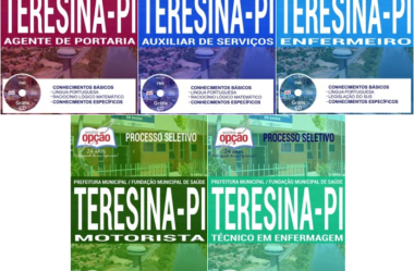 Apostilas Processo Seletivo Prefeitura de Teresina e FMS / PI – 2017, Vários Cargos