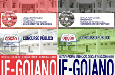 Apostilas Assistente em Administração, Auxiliar em Administração e Auxiliar de Biblioteca do Concurso Público do IF Goiano – 2017