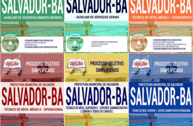 Apostilas Processo Seletivo Prefeitura de Salvador / BA – 2017, Comum a Todos os Empregos