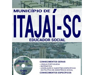 Apostila Educador Social do Processo Seletivo do Município de Itajaí / SC – 2017