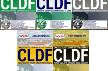 Apostilas Concurso CLDF – 2017, Técnico Legislativo, Consultor Legislativo e Consultor Técnico-Legislativo