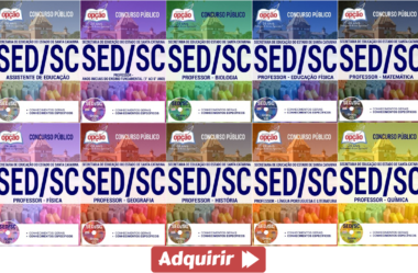 Apostilas Concurso SED / SC – 2017, Assistente de Educação e Professores