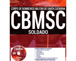 Apostila Soldado Bombeiro Militar do Concurso do CBM/SC – 2017