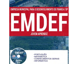 Apostila Processo Seletivo EMDEF – 2017, Jovem Aprendiz