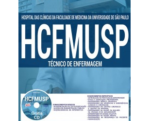 Material de Estudo Concurso HCFMUSP – 2017, cargo: Técnico de Enfermagem