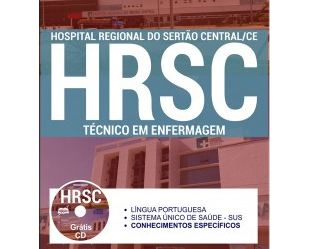 Material de Estudo Processo Seletivo HRSC / CE – 2017, cargo: Técnico em Enfermagem