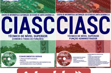 Apostilas Técnico de Nível Superior em Todas as Especialidades do Concurso Público do CIASC – 2017