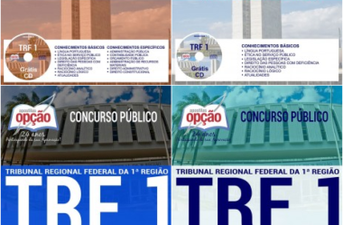 Apostilas Concurso Público TRF 1ª Região – 2017, empregos: Técnico Judiciário e Analista Judiciário