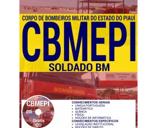 Apostila Concurso Público CMBEPI – 2017, Soldado BM