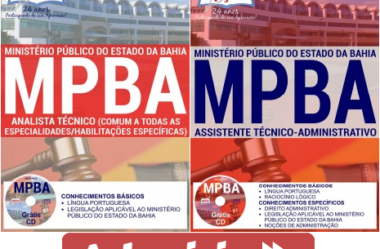 Apostilas Concurso MP / BA – 2017, Analista Técnico e Assistente Técnico-Administrativo