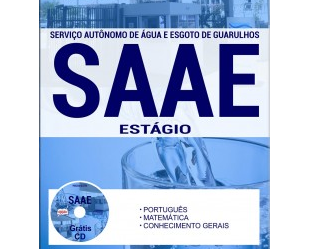 Apostila de Estudo Processo Seletivo de Estagiários do SAAE de Guarulhos / SP – 2017