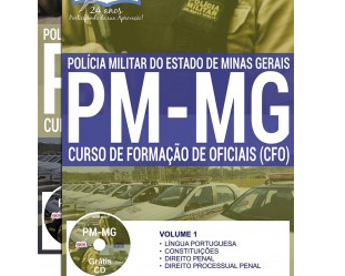 Apostila Concurso Público PM / MG – 2017/2018, Curso de Formação de Oficiais