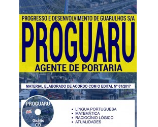 Apostila Concurso Público PROGUARU – 2017/2018, Agente de Portaria