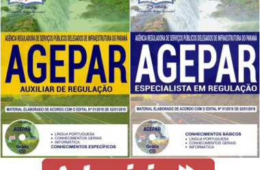 Apostilas Especialista em Regulação e Auxiliar de Regulação do Concurso Público da AGEPAR – 2018