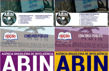 Apostilas Oficial de Inteligência, Oficial Técnico de Inteligência e Agente de Inteligência do Concurso Público da ABIN – 2018