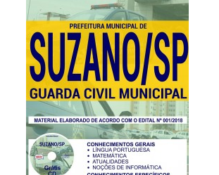 Apostila Guarda Civil Municipal do Concurso Público da Prefeitura de Suzano / SP – 2018