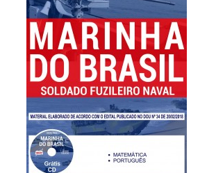 Material de Estudo Concurso Público Marinha do Brasil – 2018, função: Soldado Fuzileiro Naval