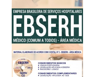 Apostila Concurso Público EBSERH – 2018, Comum aos Cargos da Área Médica