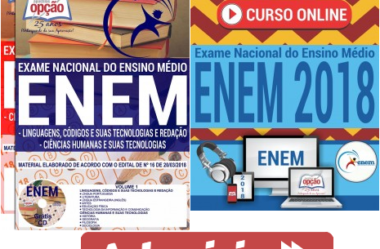 Apostilas e Curso Online para o Exame Nacional do Ensino Médio – ENEM / 2018