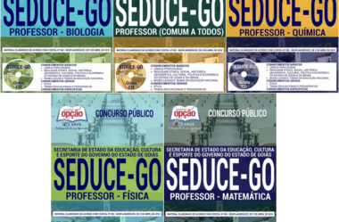 Concurso Público SEDUCE / GO – 2018, Apostilas Preparatórias para Professor Nível III