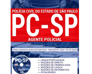 Apostila Agente Policial do Concurso Público da PC / SP – 2018