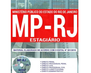 Apostila Opção IX Exame de Admissão Estágio Forense do MP / RJ – 2018, Estagiário