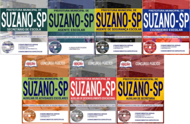 Apostilas Concurso Público área Educação Prefeitura de Suzano / SP – 2018, empregos: Diversos Cargos