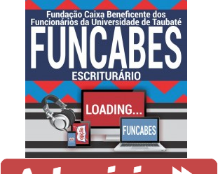 Curso Online Escriturário – Concurso Público FUNCABES Taubaté / SP – 2018