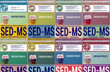 Apostilas Impressas e Digitais Professor e Demais Cargos do Concurso Público da SED / MS – 2018/2019