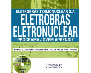 Apostila Programa Jovem Aprendiz ELETRONUCLEAR – 2018, Cursos Eletricista Industrial e Auxiliar de Operações em Logística