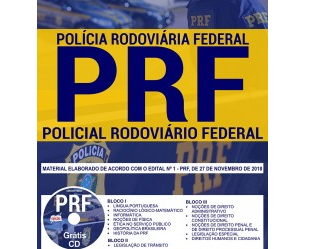 Apostila de Estudo Concurso Público PRF – 2018, cargo: Policial Rodoviário Federal