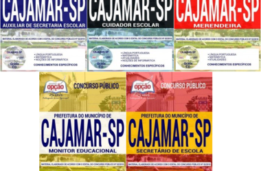 Apostilas Impressas e Digitais Diversos Empregos do Concurso Público da Prefeitura de Cajamar / SP – 2018